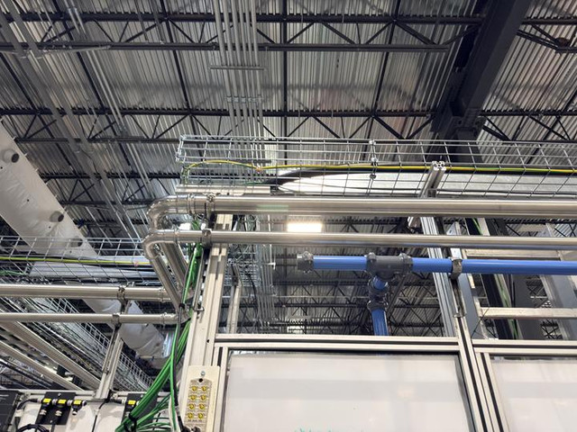 Process equipment and piping installation