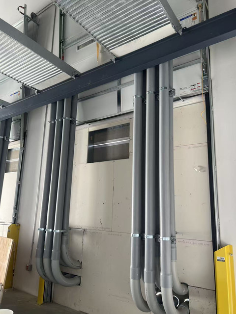 Electrical cable tray and conduit wiring coordination