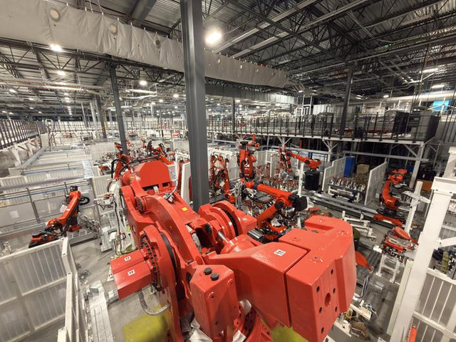 Plant exterior and equipment area